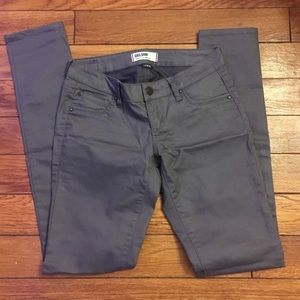 Garage Low-rise Grey Skinny Jeans, size 1